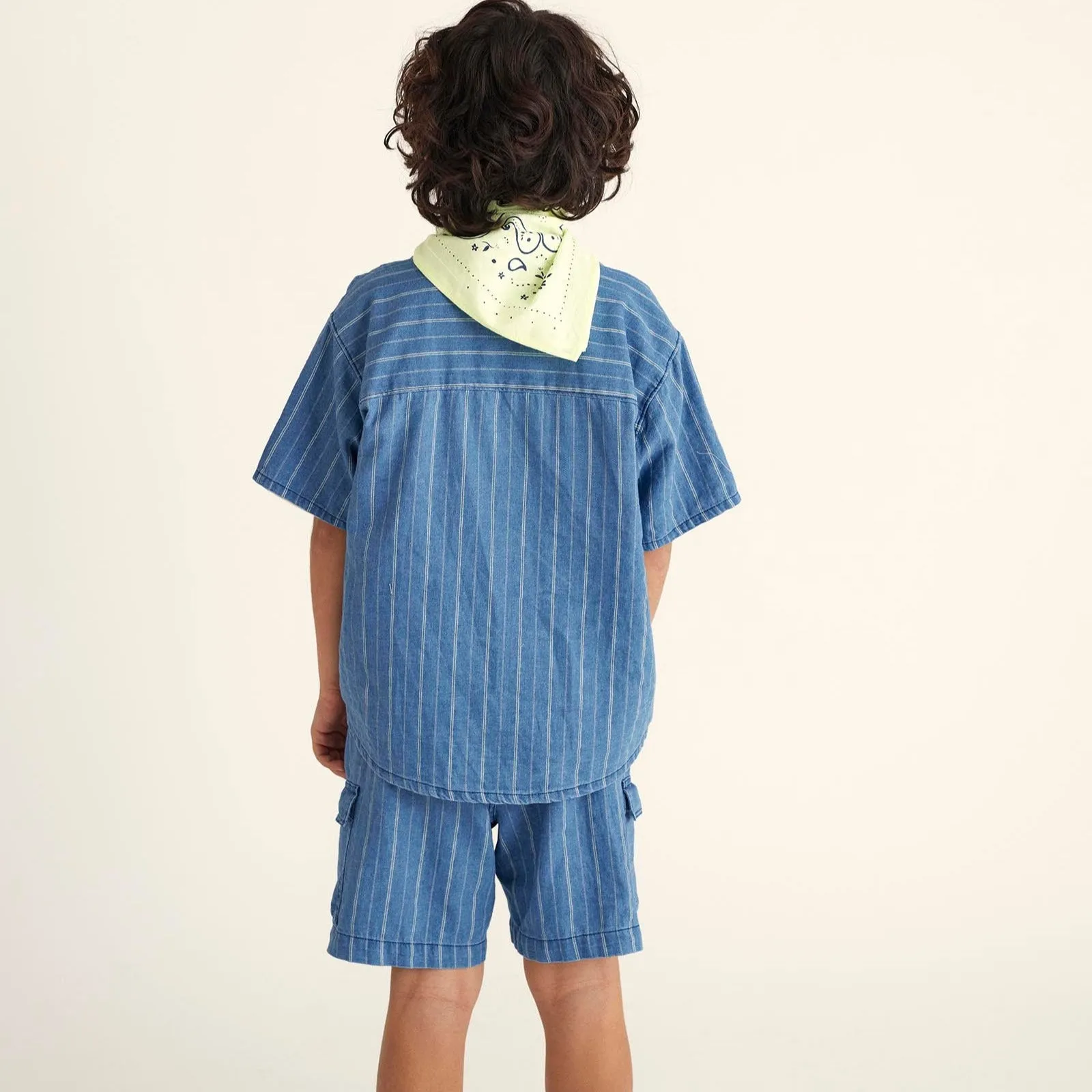 ABEL DENIM STRIPE SHIRT