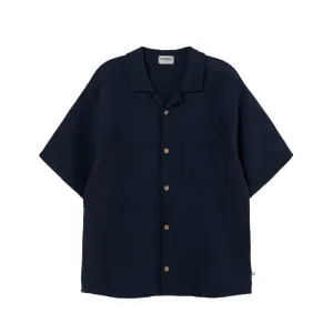 ABEL NAVY GAUZE SHIRT