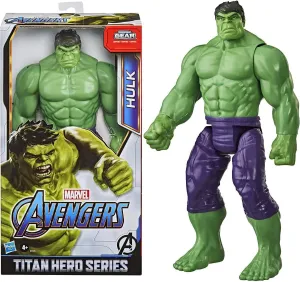 Avengers Marvel Titan Hero Series Blast Gear Deluxe Hulk 12-inch Action Figure