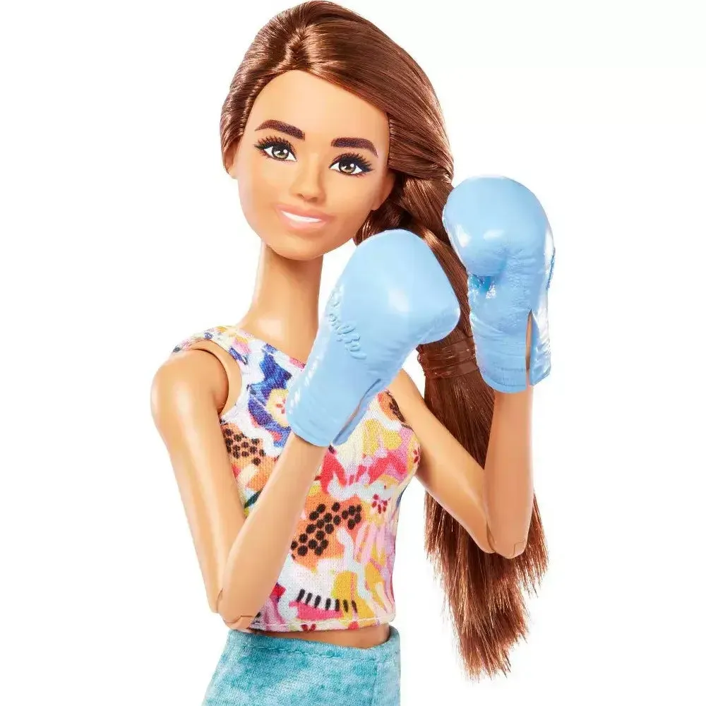 Barbie Doll With Puppy, Workout Outfit, Roller Skates And Tennis Doll