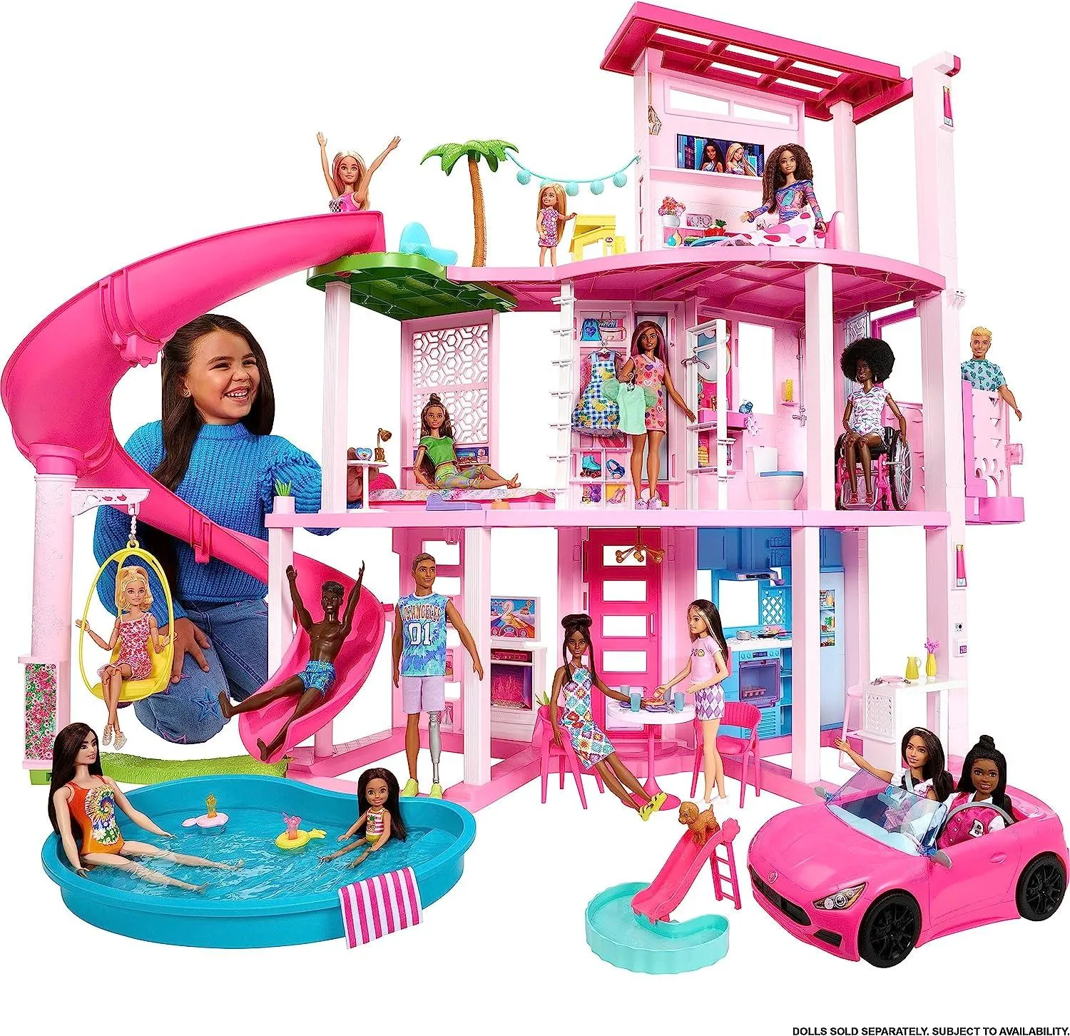 BARBIE Dreamhouse 2023 Pool Party Doll House Playset