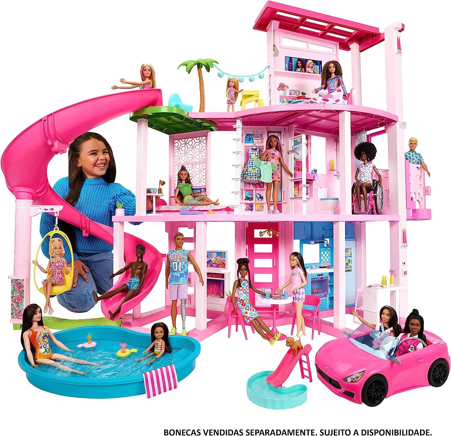 BARBIE Dreamhouse 2023 Pool Party Doll House Playset