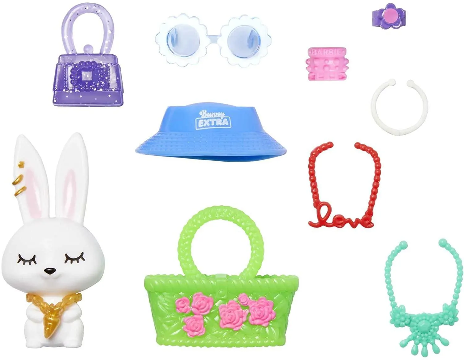Barbie Extra Doll with Pet Bunny
