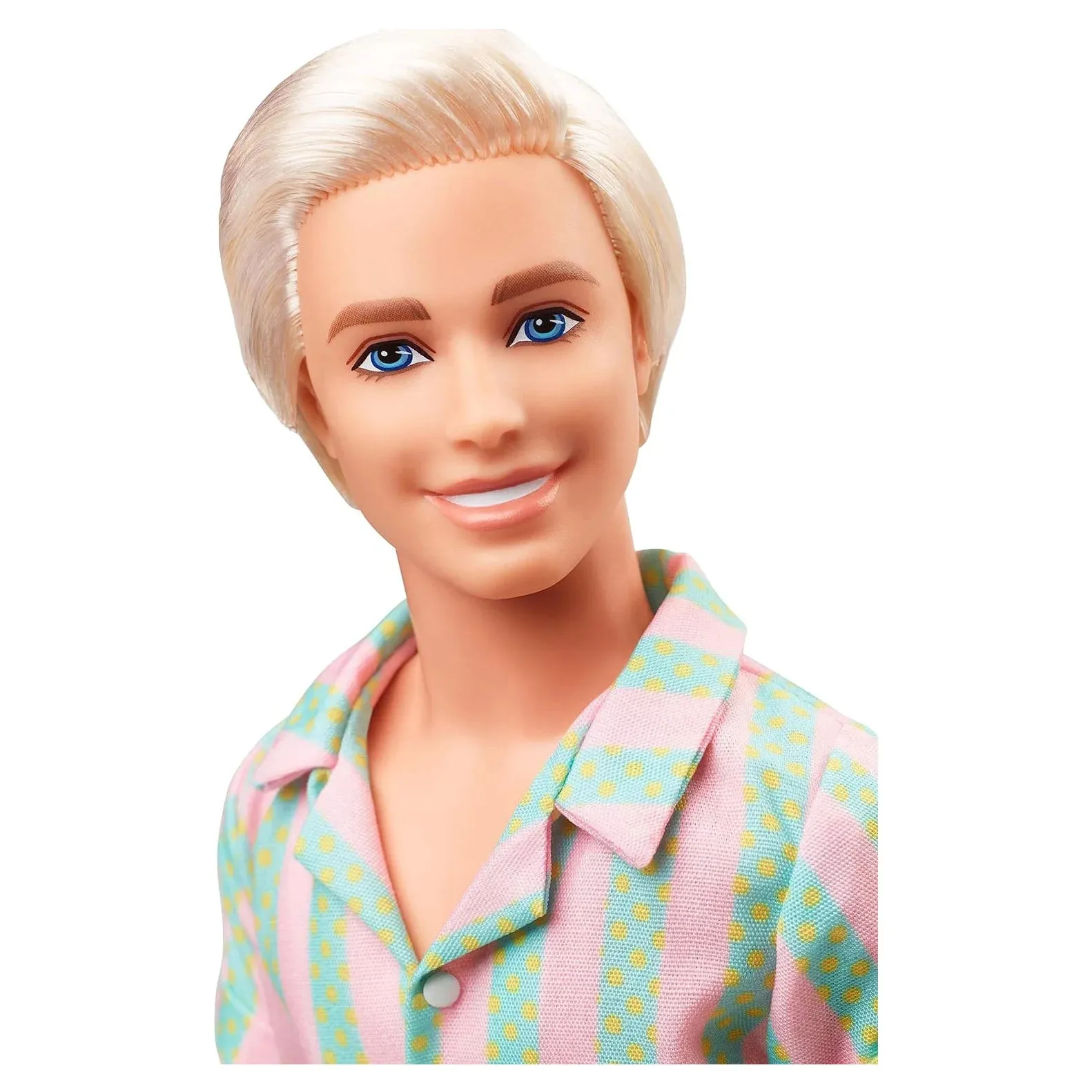 BARBIE Movie Ken Doll Pastel Stripes Beach Set