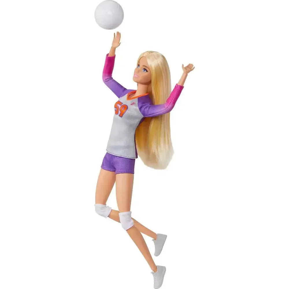 Barbie You Can Be Anything Made To Move Career Volleyball Player Doll