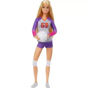 Barbie You Can Be Anything Made To Move Career Volleyball Player Doll