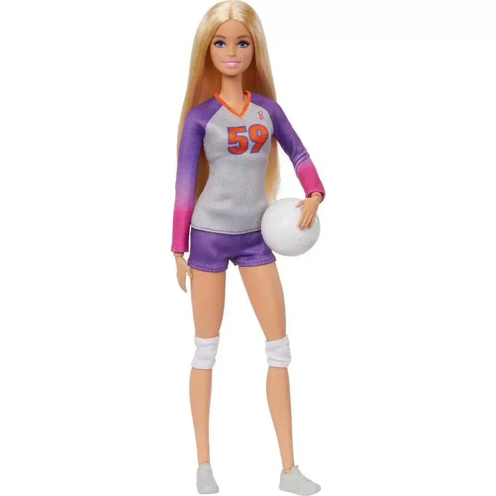 Barbie You Can Be Anything Made To Move Career Volleyball Player Doll