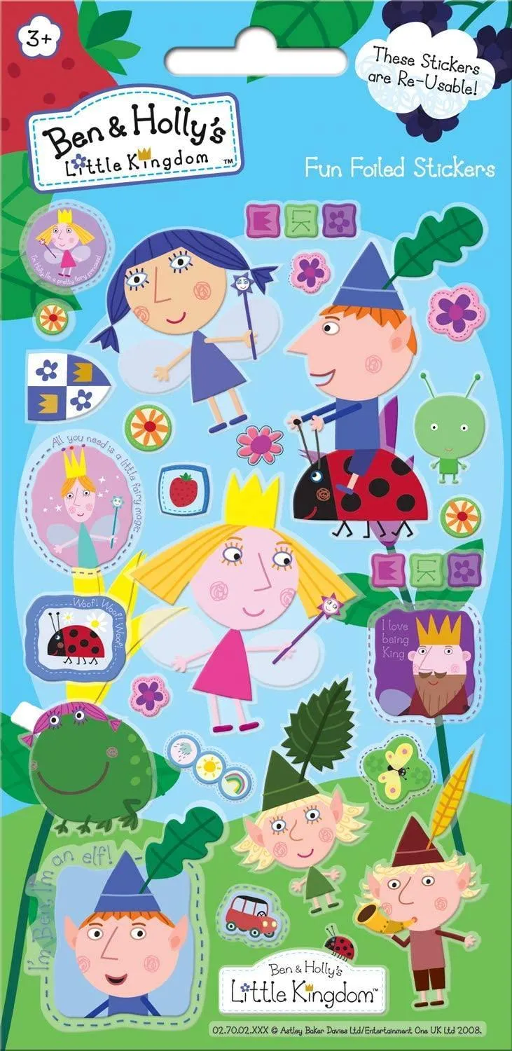 Ben & Hollys Little Kingdom Foil Stickers