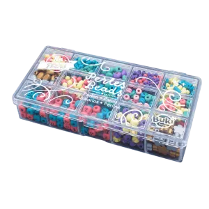 BUKI France Box of Wooden Beads  Colours