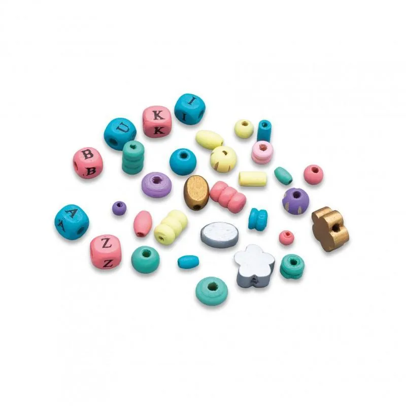 BUKI France Box of Wooden Beads  Colours