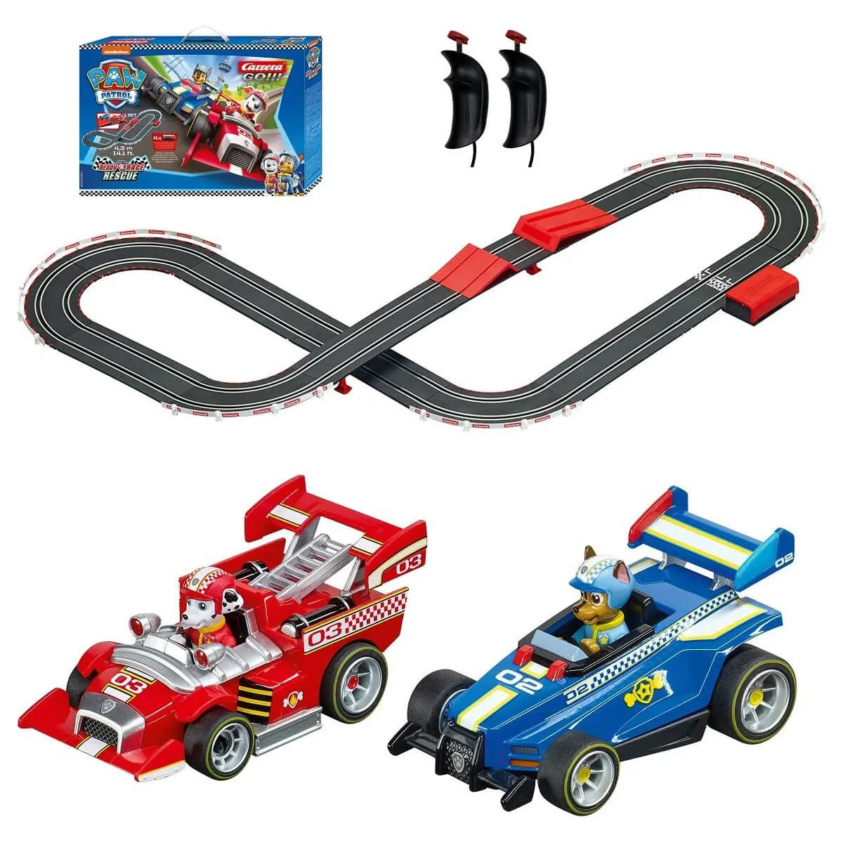 Carrera GO!!! PAW Patrol Ready Race Rescue Slot Car Set