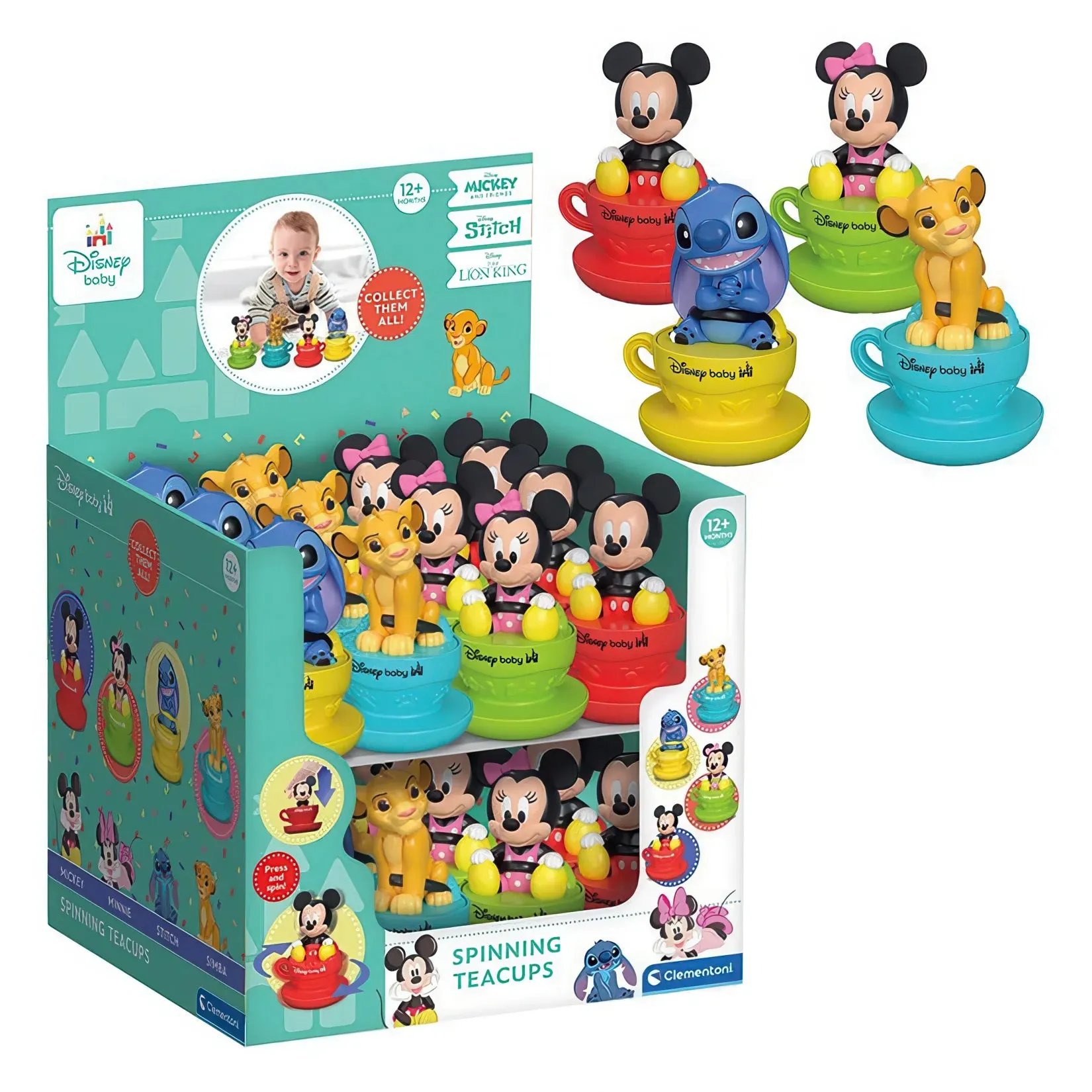 Clementoni Baby Disney Spinning Characters - Assorted