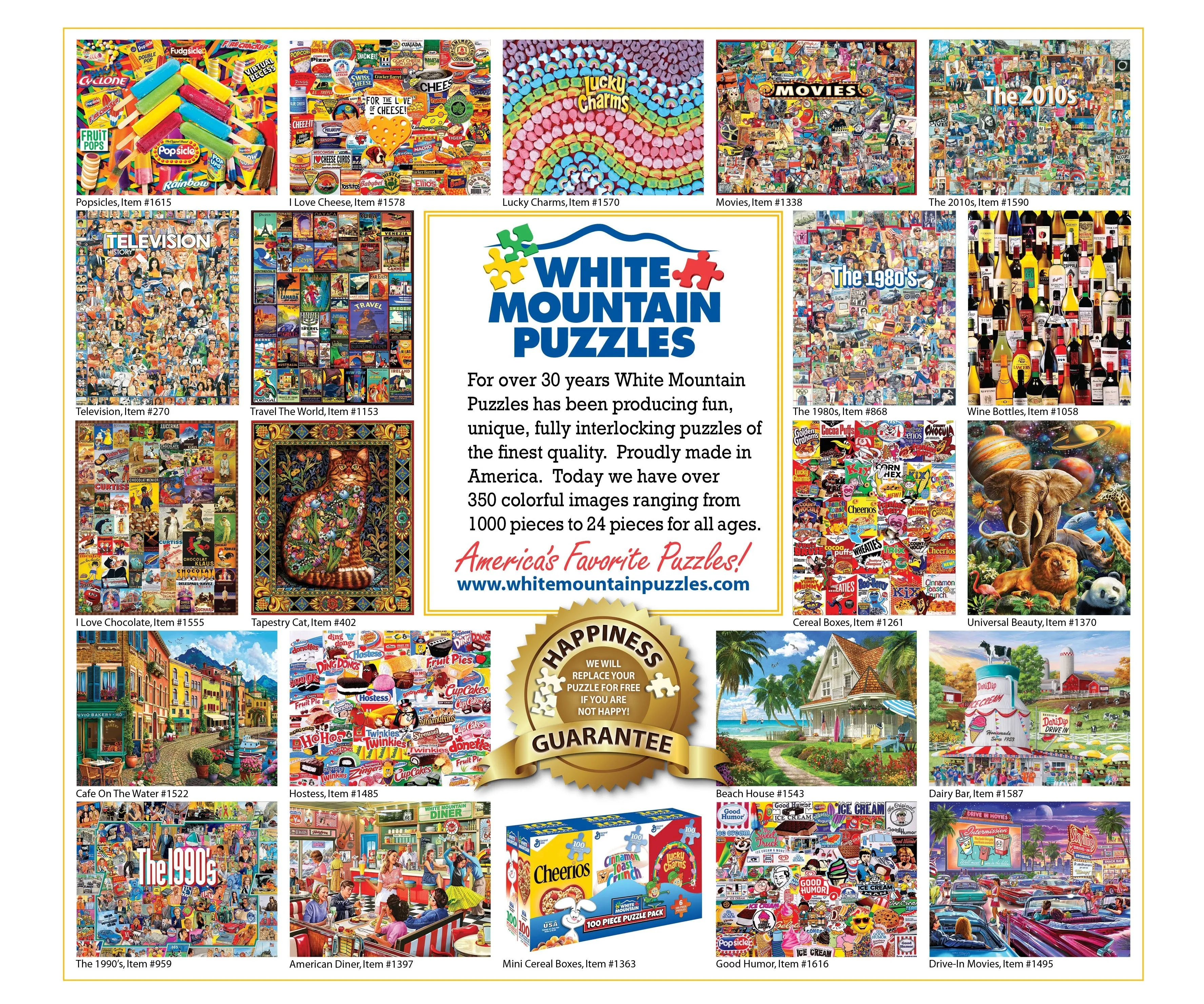 Cozy Bookshop (1797pz) - 500 Piece Jigsaw Puzzle White Mountain