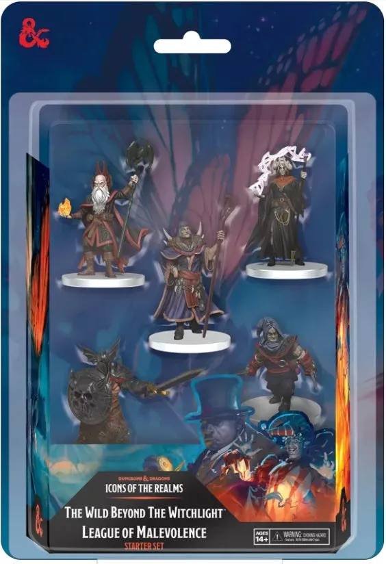 D&D Icons of the Realms Miniatures The Wild Beyond the Witchlight League of Malevolence Starter Set