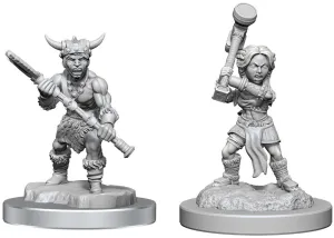 D&D Nolzurs Marvelous Miniatures Halfling Barbarians