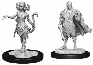 D&D Nolzurs Marvelous Unpainted Miniatures Autumn Eladrin & Summer Eladrin