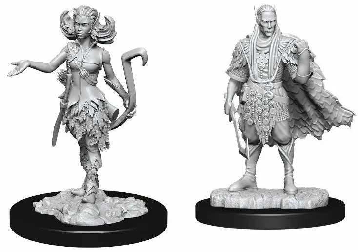 D&D Nolzurs Marvelous Unpainted Miniatures Autumn Eladrin & Summer Eladrin