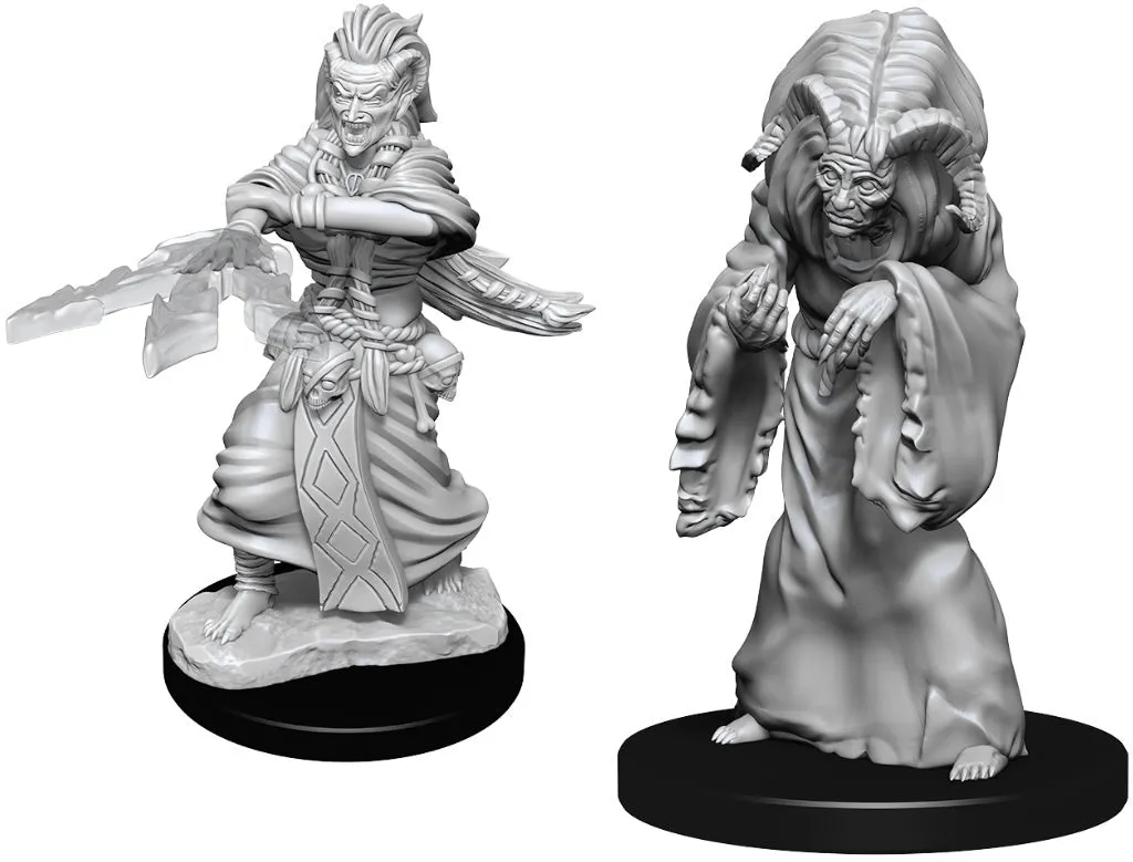 D&D Nolzurs Marvelous Unpainted Miniatures Night Hag & Dusk Hag  ( 2 figures )