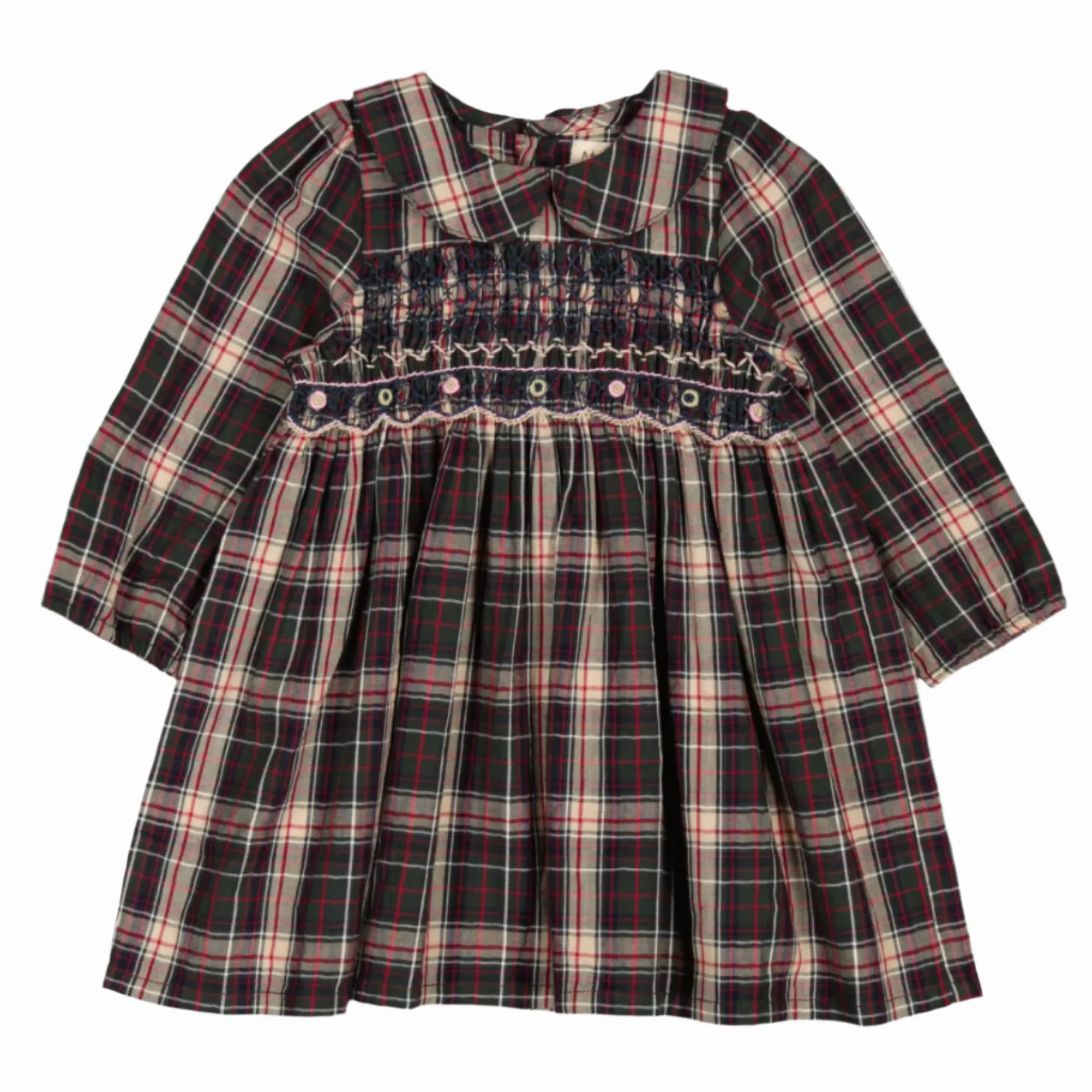 DAVA B PLAID DRESS