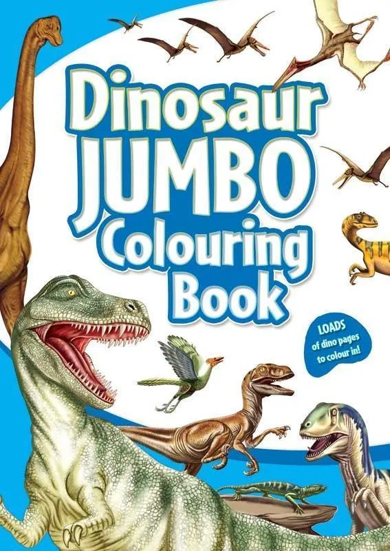 Dinosaur Jumbo Colouring Book