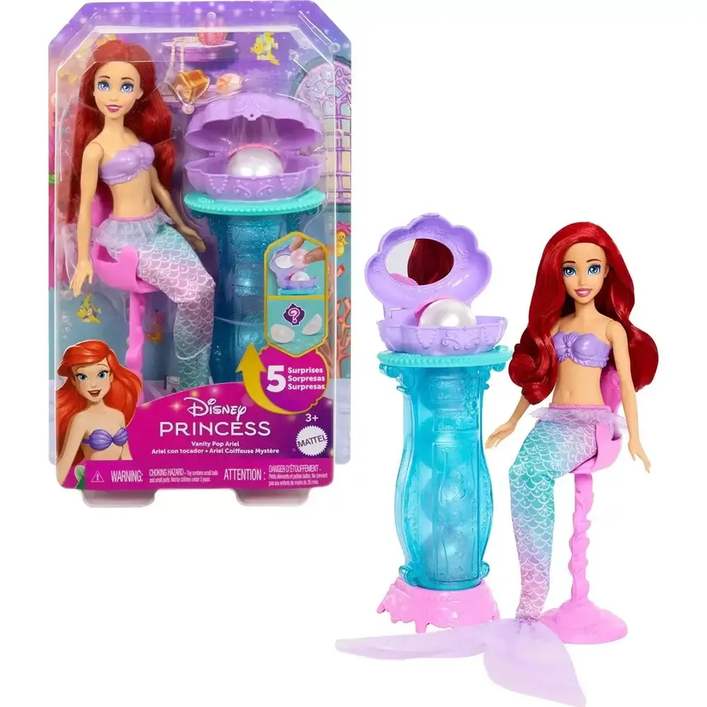 Disney Princess Ariel Vanity Pop Fashion Doll Playset
