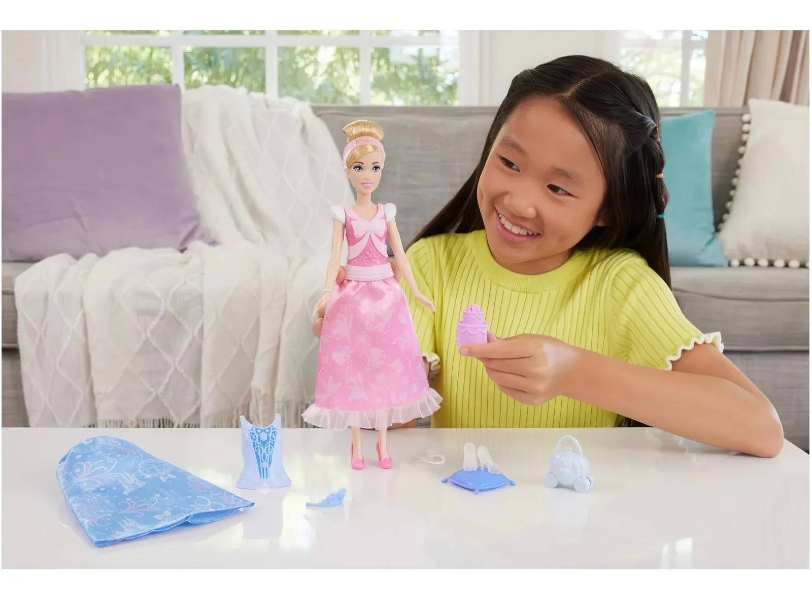Disney Princess Cinderella 2 in 1 Stories Doll