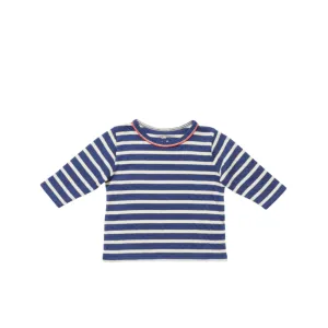 EDWARD SHIRT - NAVY STRIPES