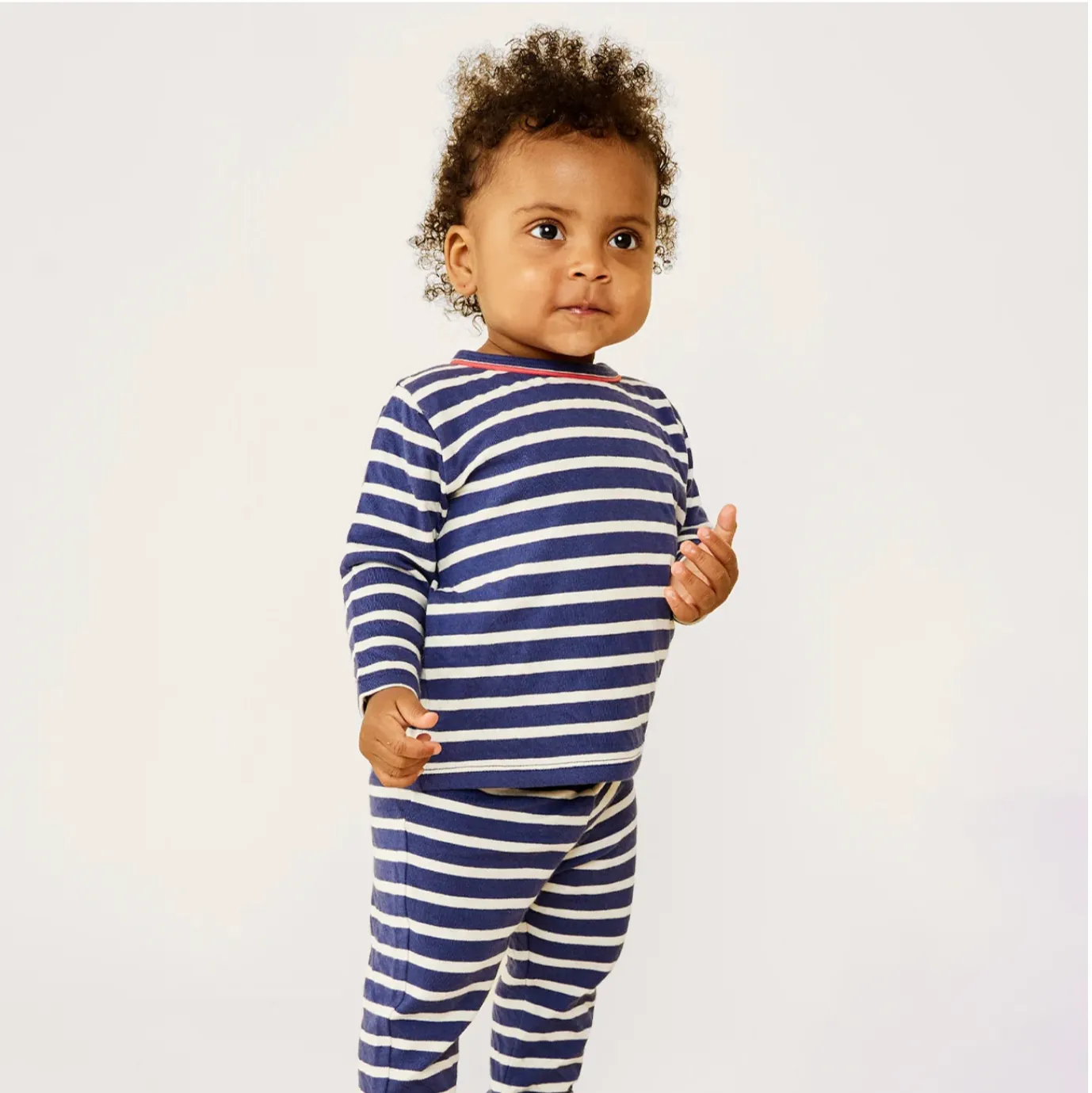 EDWARD SHIRT - NAVY STRIPES