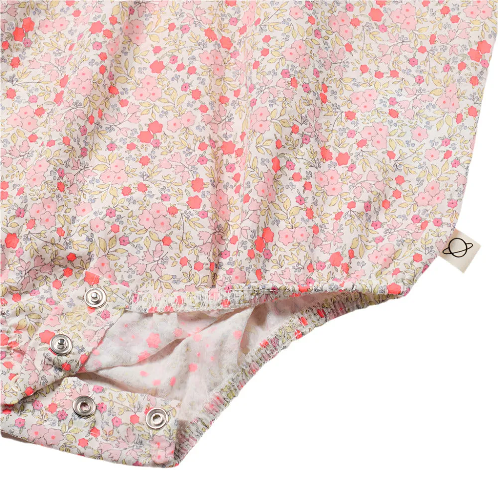 ELSA FLORAL ONESIE - CORAL