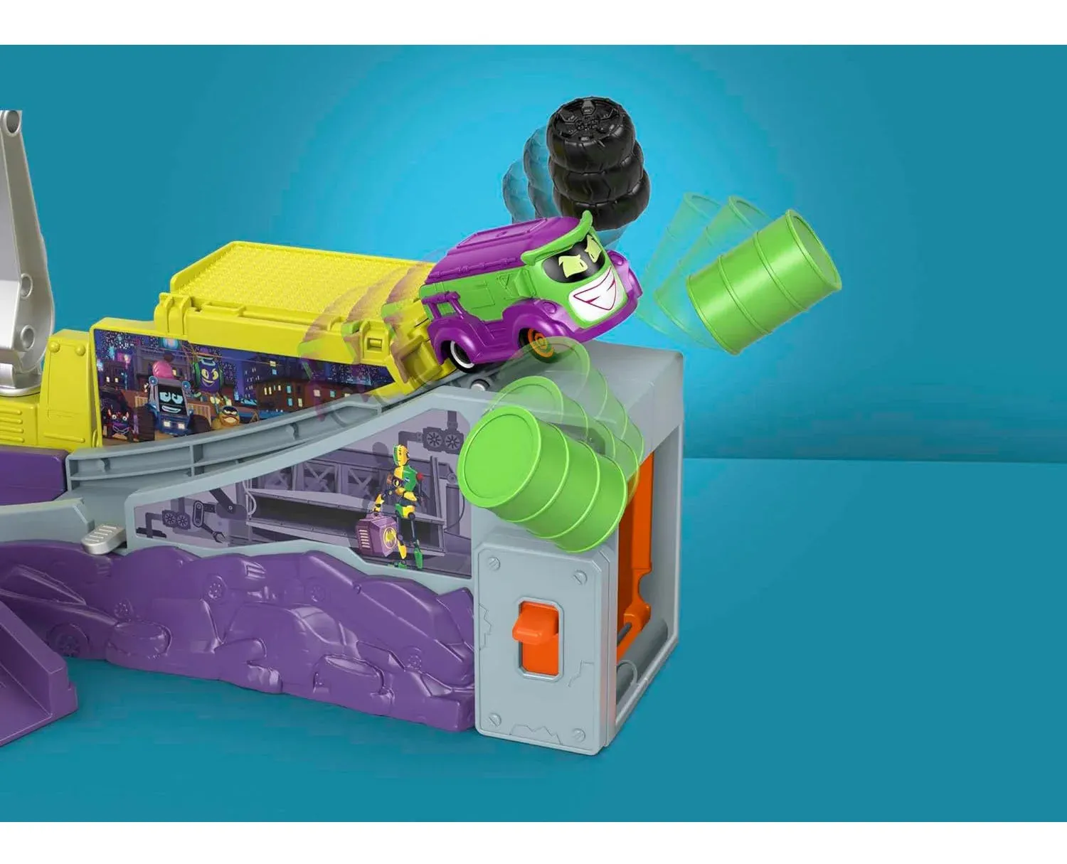 Fisher Price Batwheels Legion of Zoom Deluxe Launch Pad HQ