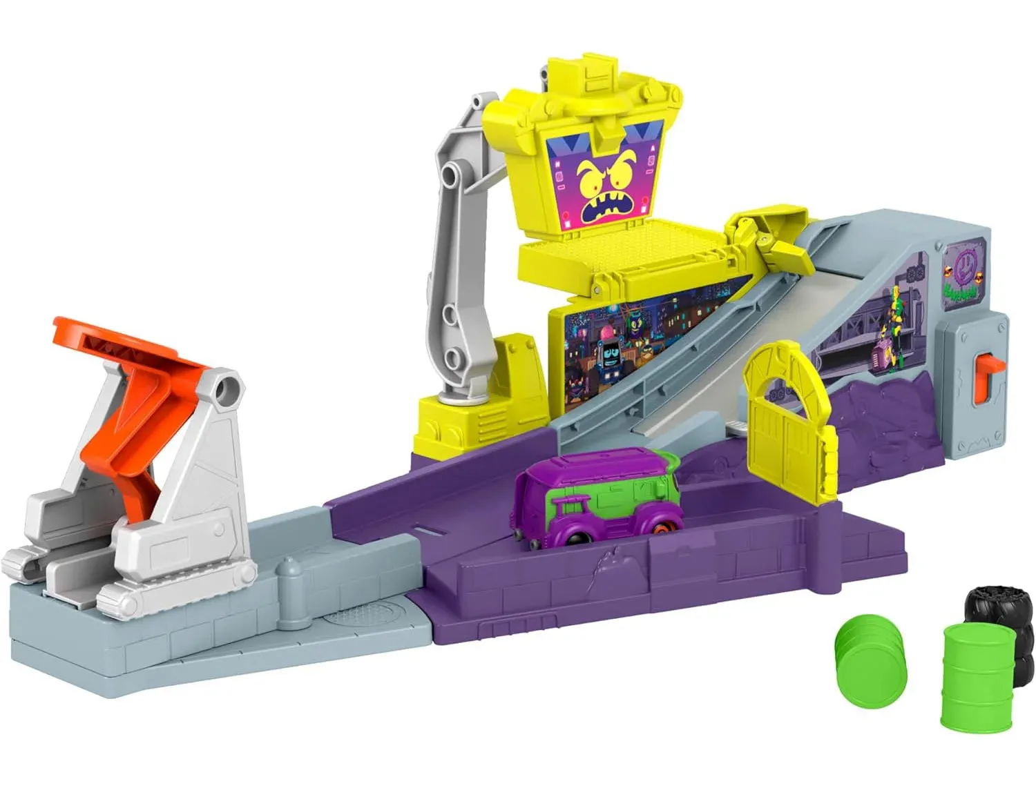 Fisher Price Batwheels Legion of Zoom Deluxe Launch Pad HQ