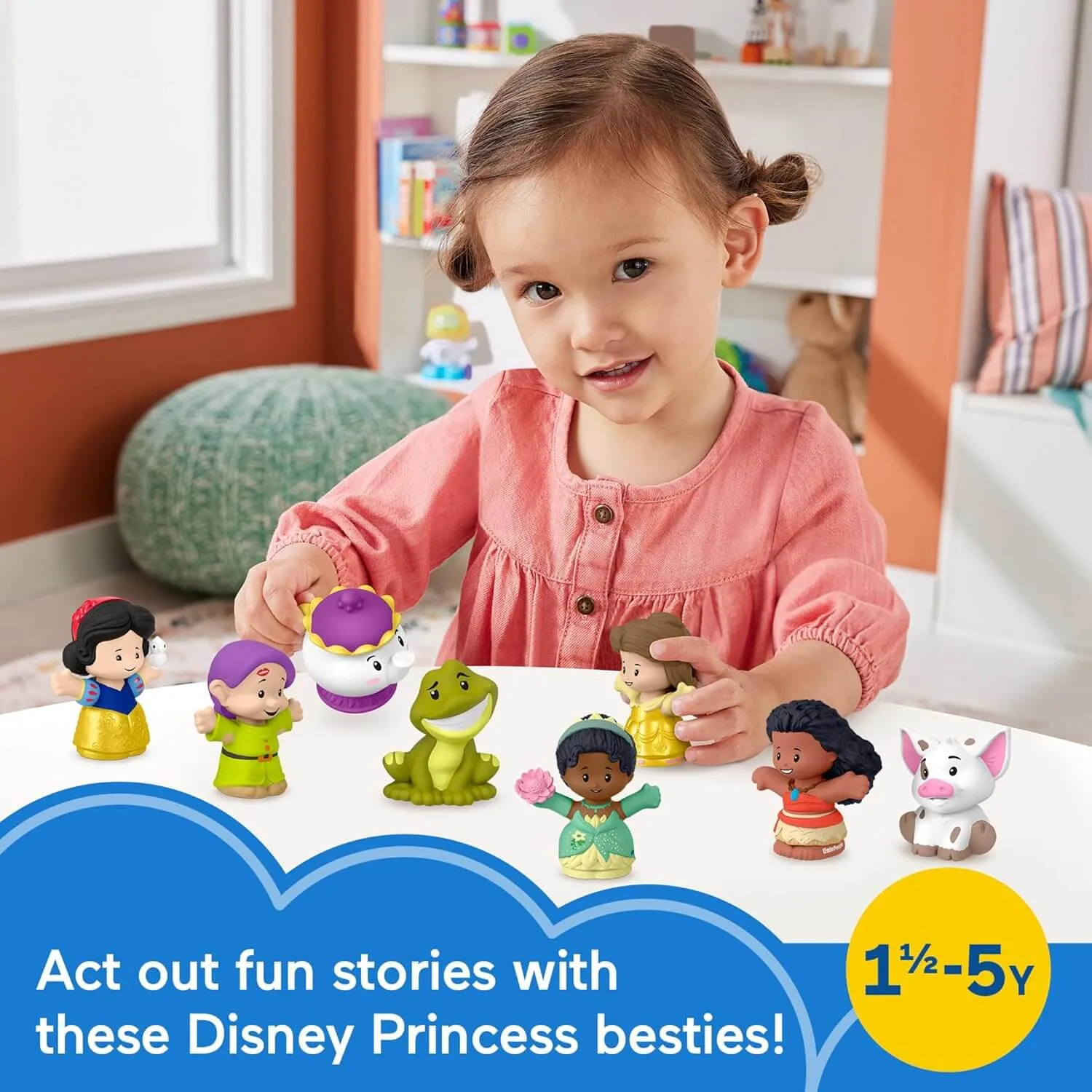 Fisher-Price Little People Disney Princess Story Duos Figure Pack
