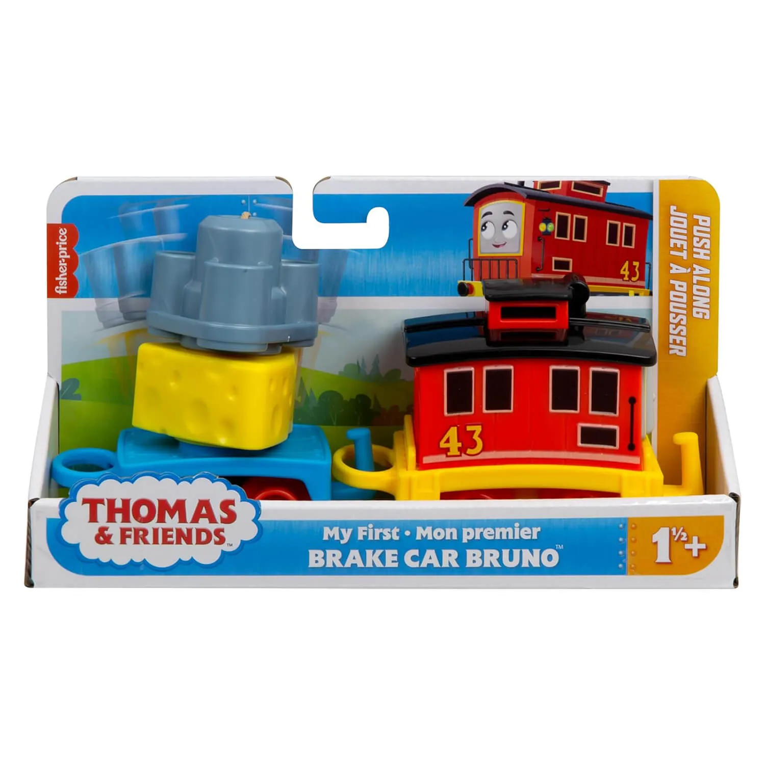 Fisher-Price Thomas & Friends My First Push Along Train Brake Car Bruno