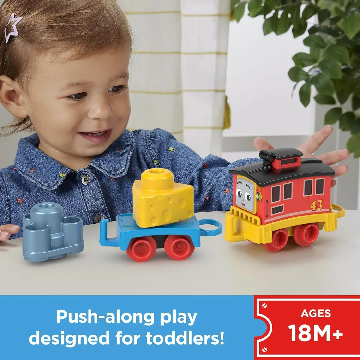 Fisher-Price Thomas & Friends My First Push Along Train Brake Car Bruno