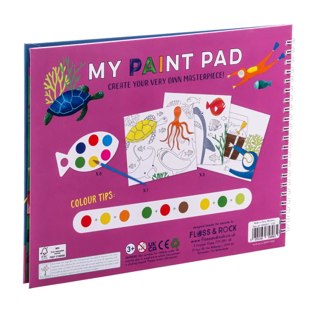 Floss & Rock Painting Pad Deep Sea