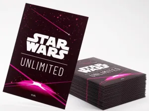 Gamegenic Star Wars Unlimited Art Sleeves Card Back Magenta