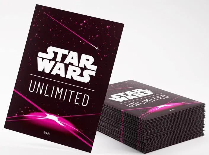 Gamegenic Star Wars Unlimited Art Sleeves Card Back Magenta