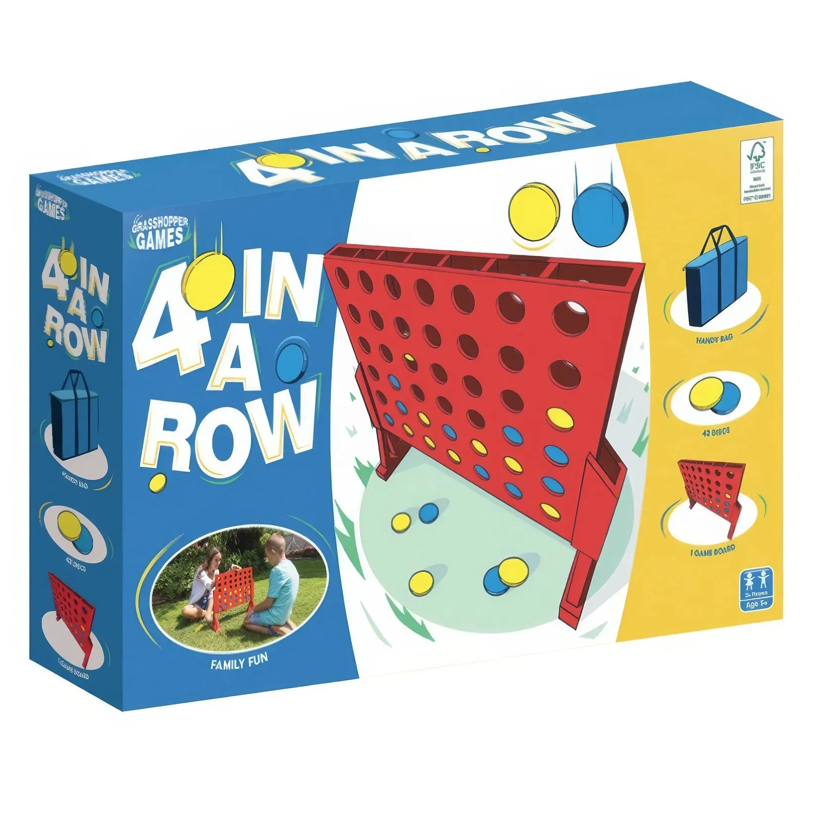 Grasshopper Games 4 In a Row Game