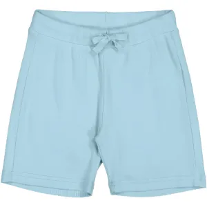 HEAVENLY BLUE PAULO RIBBED SUMMER SHORTS