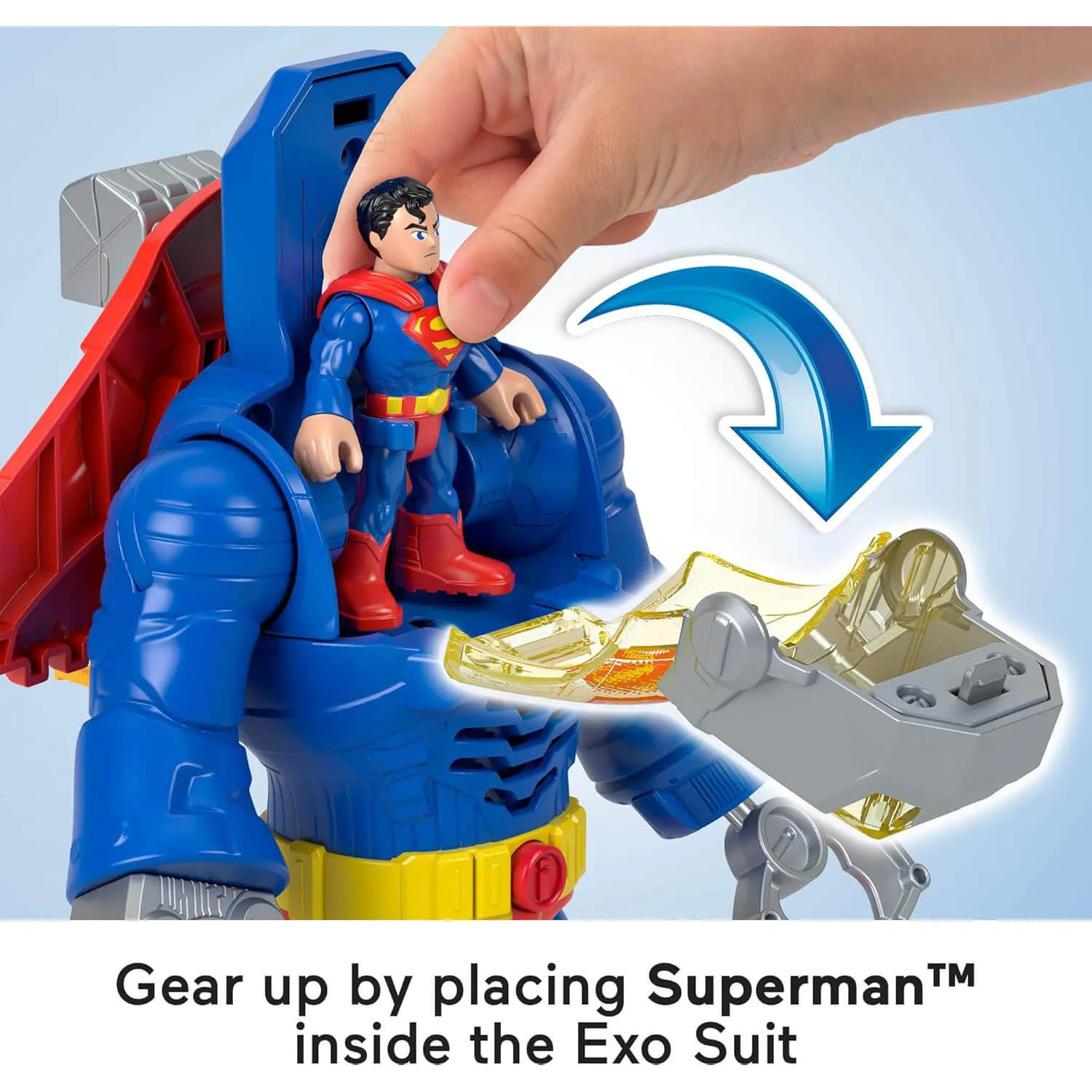 Imaginext DC Super Friends Superman Insider & Exo Suit Robot