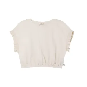 JADA IVORY SLUB TOP