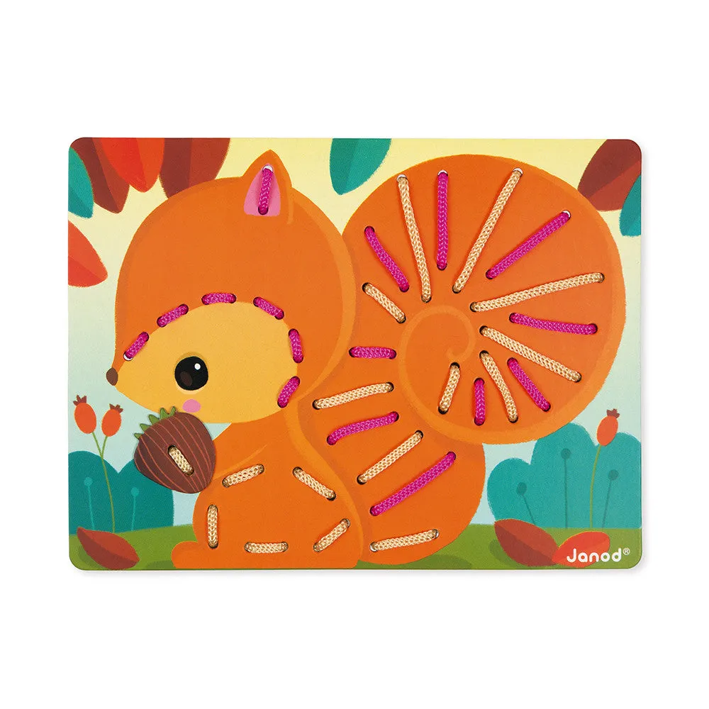 Janod Lacing Game Animals