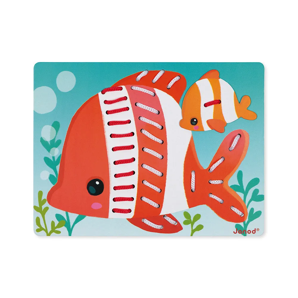 Janod Lacing Game Animals