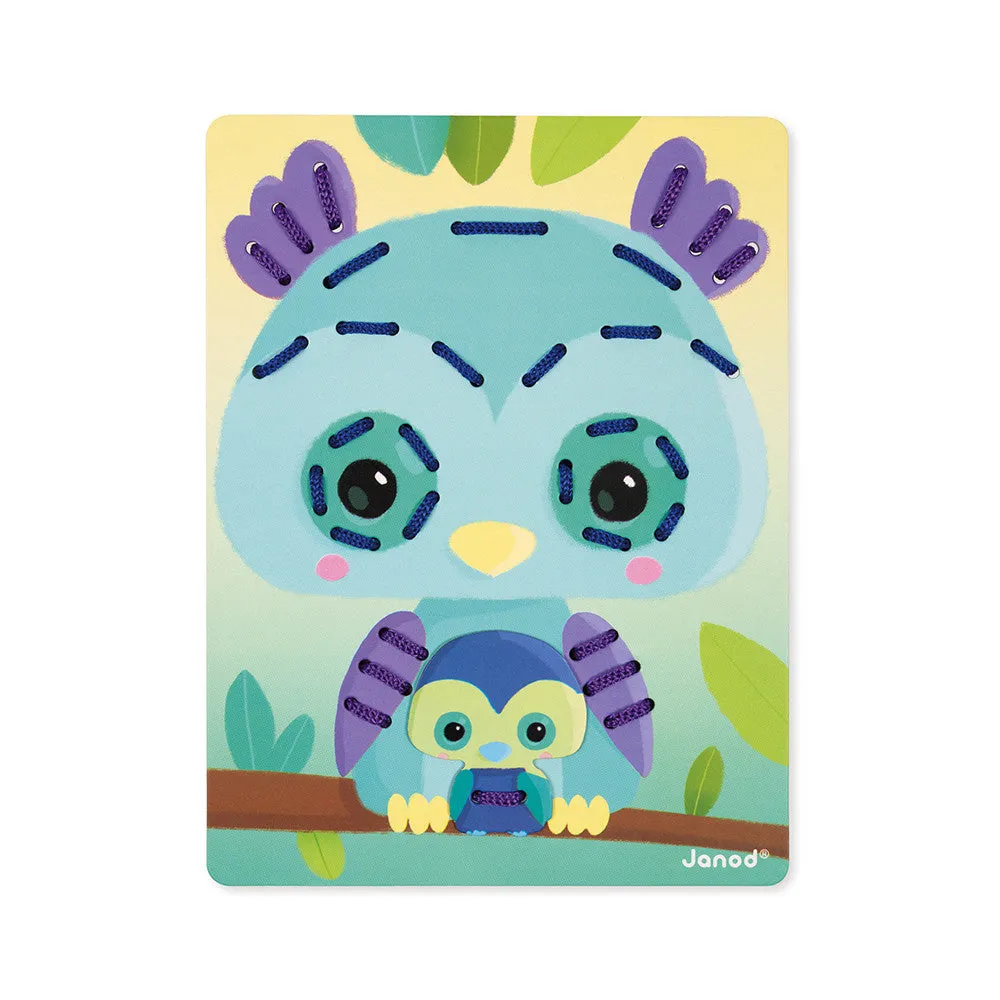 Janod Lacing Game Animals