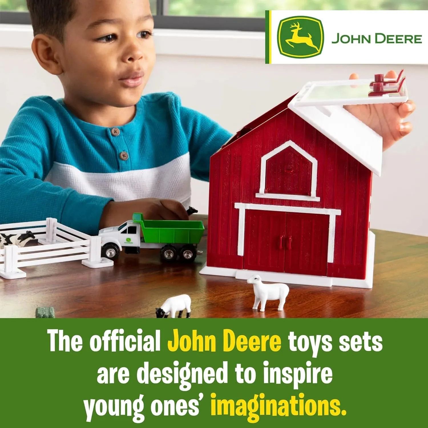 John Deere 24pc Farm Playset