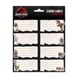 Jurassic Park Self-Adhesive School Labels