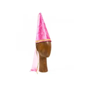 Kalid Medieval Krown Velvet Cone Pink