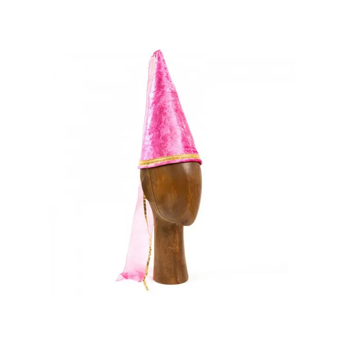 Kalid Medieval Krown Velvet Cone Pink