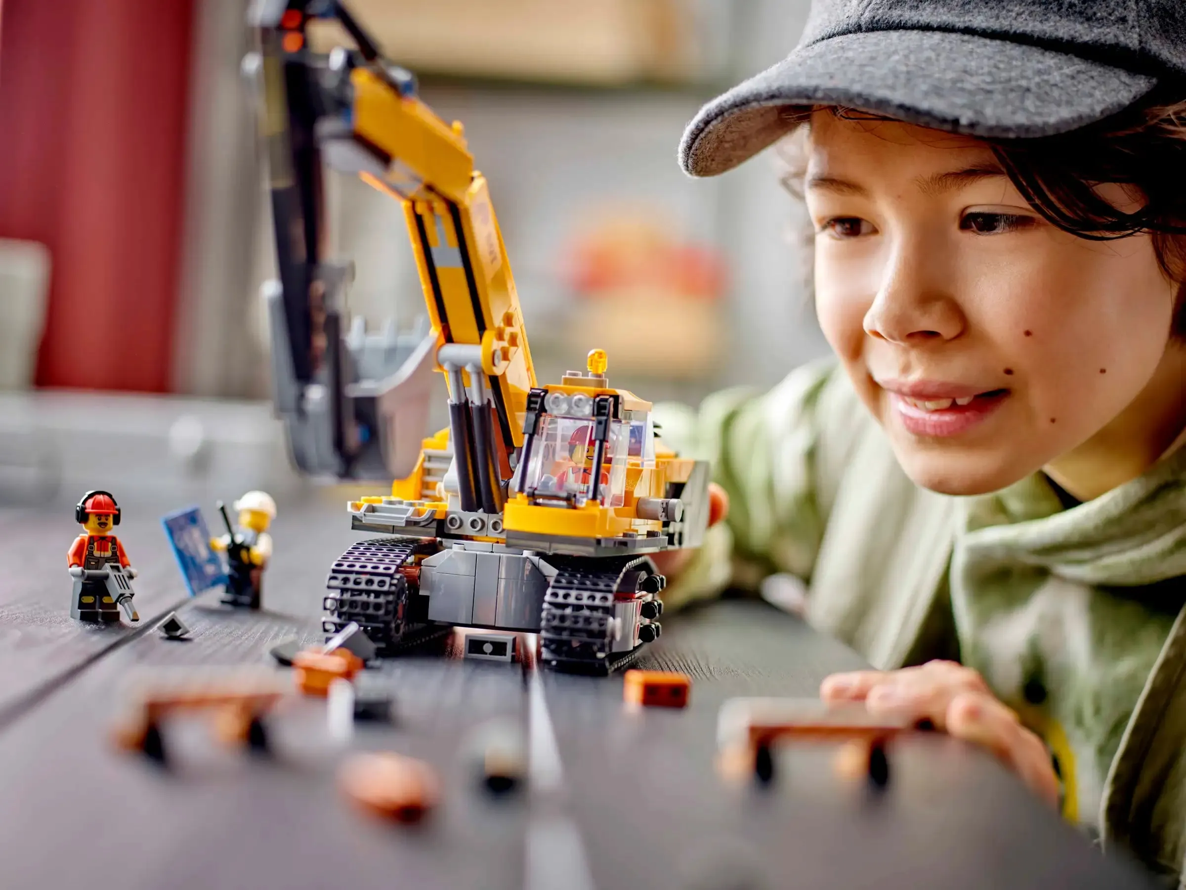 LEGO 60420 City Yellow Construction Excavator