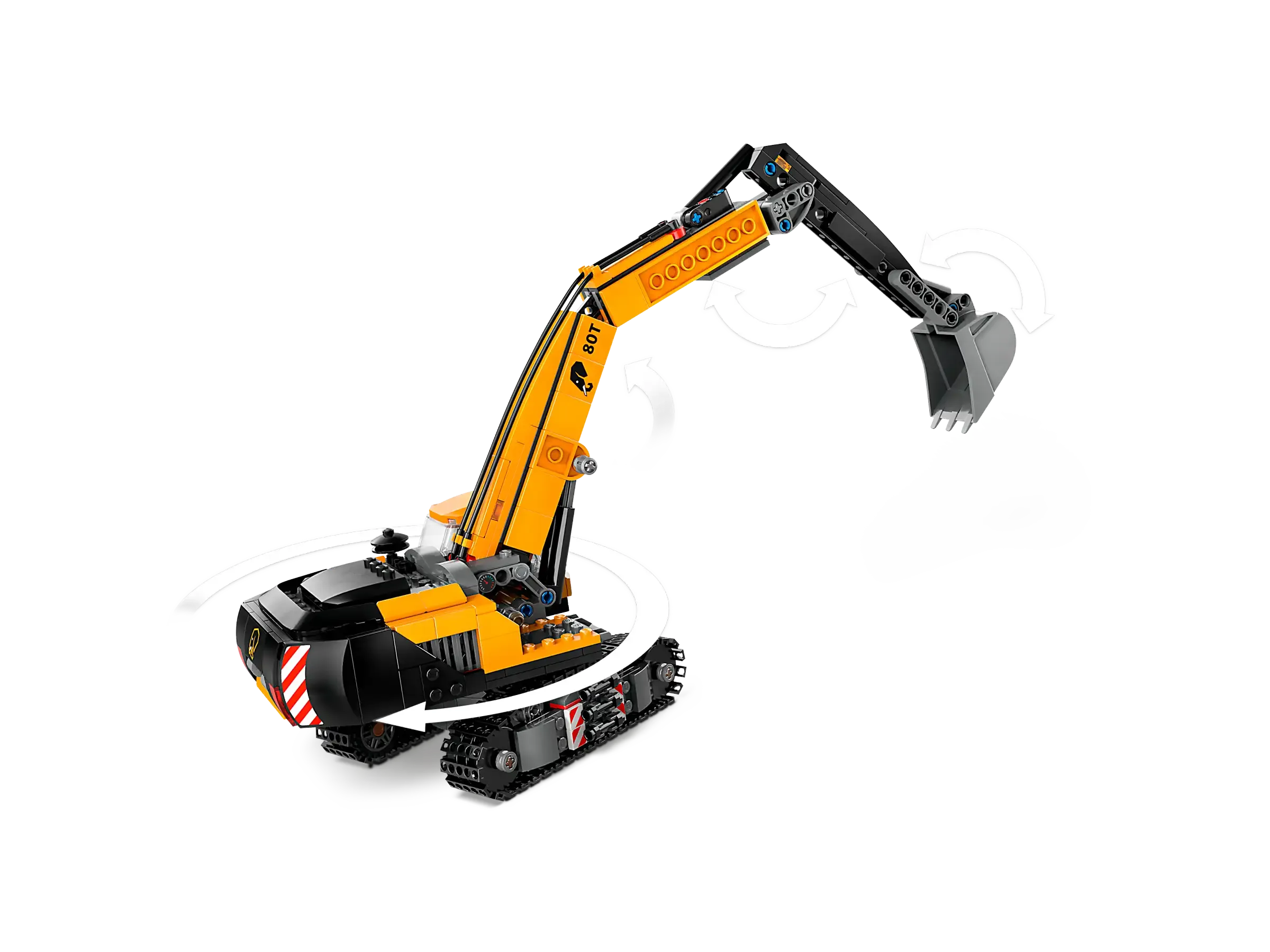 LEGO 60420 City Yellow Construction Excavator
